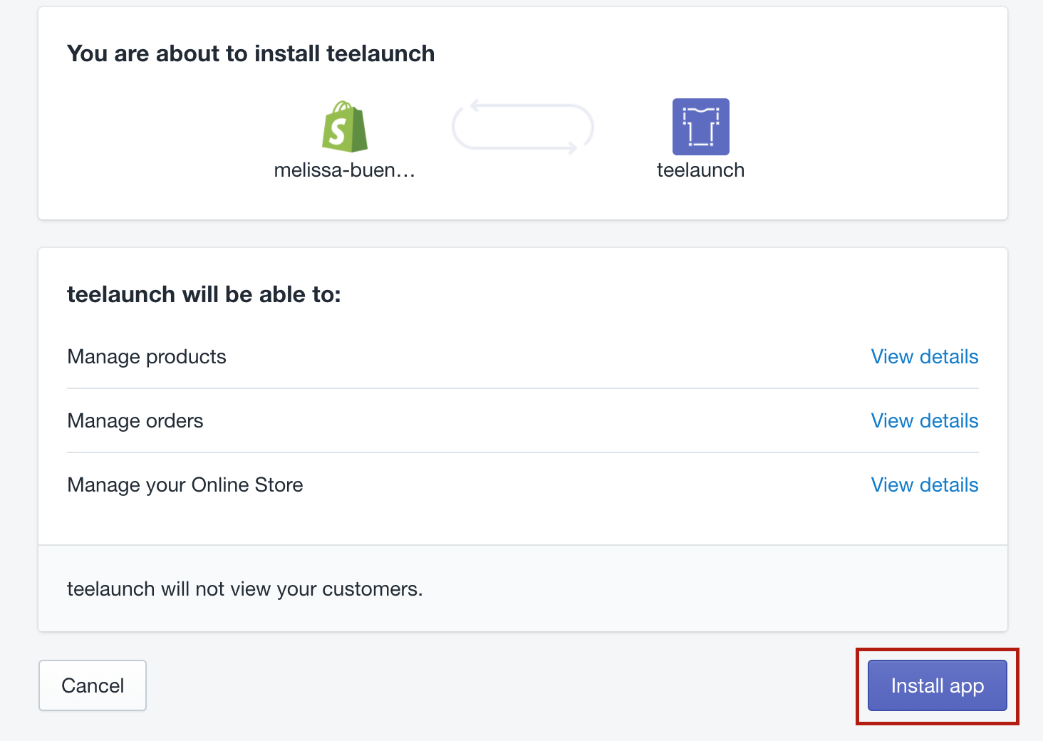 install app