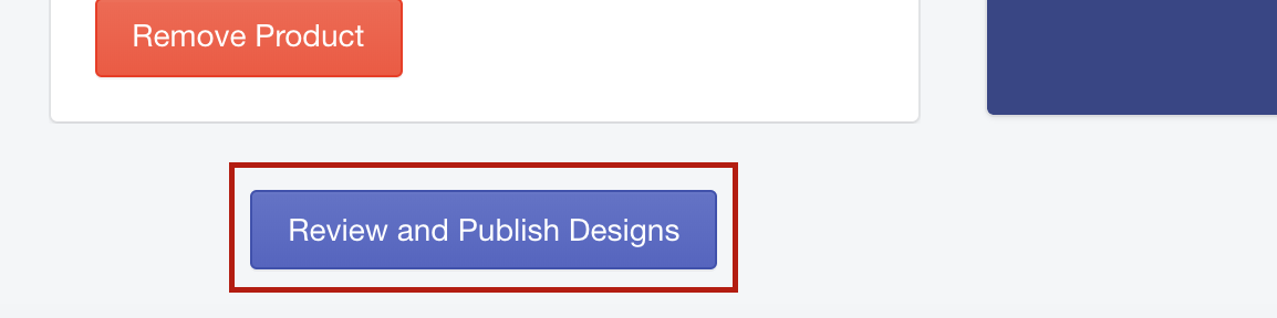 review and publish designs