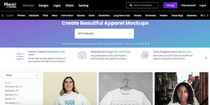 apparel mockups